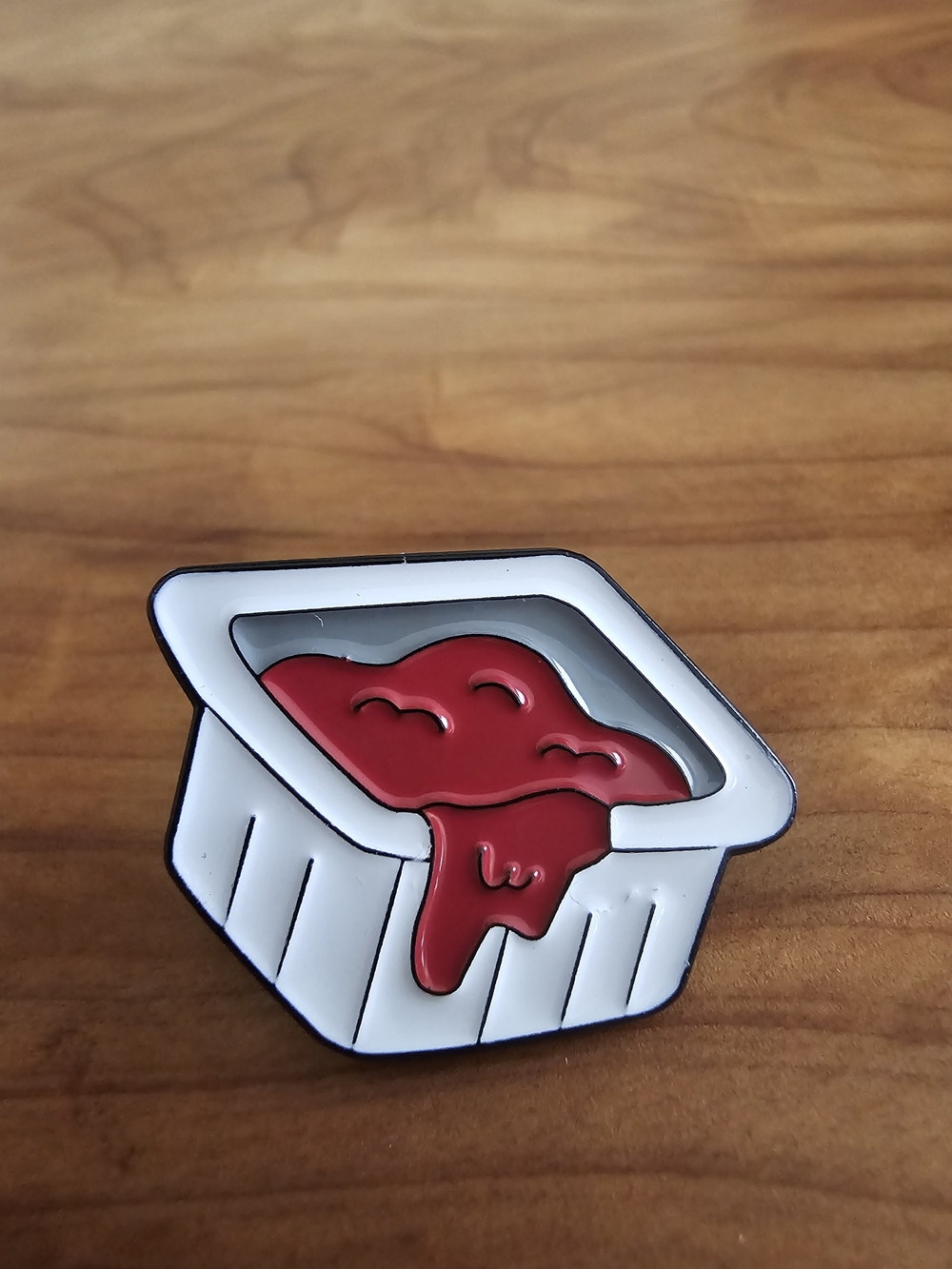 Dino Nug & Ketchup Enamel Pins (2) - Picture 5 of 5